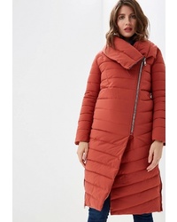 Женский красный пуховик от Goldrai