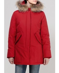 Женский красный пуховик от Honey Winter