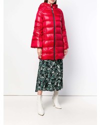 Женский красный пуховик от Twin-Set