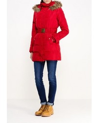 Женский красный пуховик от Mavi