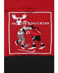 Женский красный пуховик от Moose Knuckles