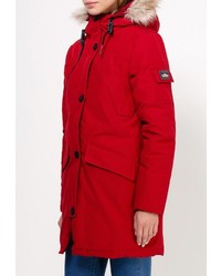Женский красный пуховик от Penfield