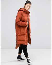 Женский красный пуховик от Asos