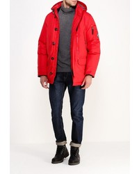 Мужской красный пуховик от Vizani
