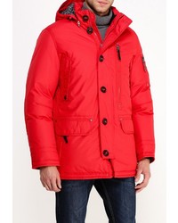 Мужской красный пуховик от Vizani