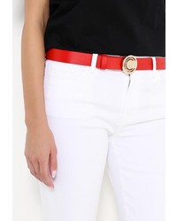 Женский красный ремень от Armani Jeans