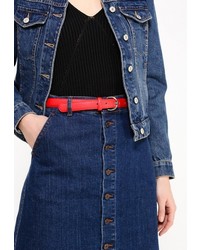 Женский красный ремень от Piazza Italia