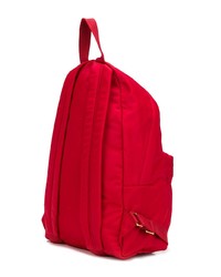 Женский красный рюкзак из плотной ткани с принтом от Anya Hindmarch
