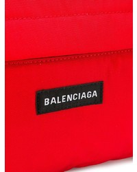 Мужской красный рюкзак из плотной ткани от Balenciaga