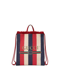 Мужской красный рюкзак из плотной ткани от Gucci
