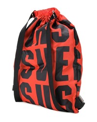 Мужской красный рюкзак из плотной ткани от Versus
