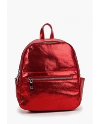 Женский красный рюкзак из плотной ткани от Ors Oro