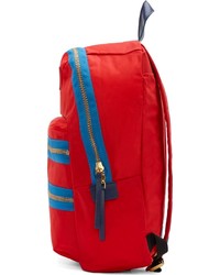 Женский красный рюкзак из плотной ткани от Marc by Marc Jacobs