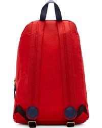 Женский красный рюкзак из плотной ткани от Marc by Marc Jacobs