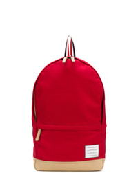 Мужской красный рюкзак из плотной ткани от Thom Browne