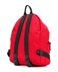 Мужской красный рюкзак с принтом от DSQUARED2