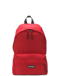 Мужской красный рюкзак от Balenciaga