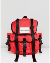 Мужской красный рюкзак от Calvin Klein Jeans