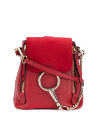 Женский красный рюкзак от Chloé