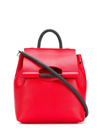 Женский красный рюкзак от Corto Moltedo
