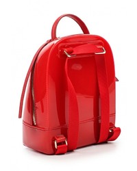 Женский красный рюкзак от Furla