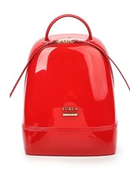 Женский красный рюкзак от Furla