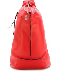 Мужской красный рюкзак от Loewe