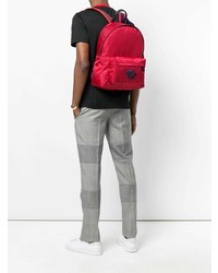 Мужской красный рюкзак от Versace