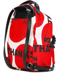 Женский красный рюкзак от Stella McCartney