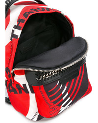 Женский красный рюкзак от Stella McCartney