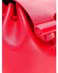 Женский красный рюкзак от Corto Moltedo