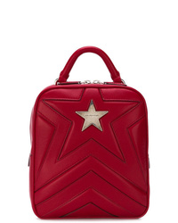 Женский красный рюкзак от Stella McCartney