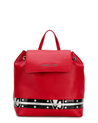 Женский красный рюкзак от Versace Jeans