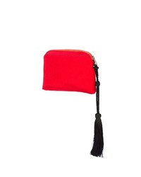 Красный сатиновый клатч от The Row
