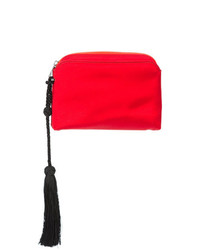 Красный сатиновый клатч от The Row