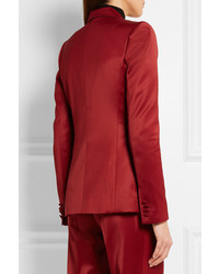 Женский красный сатиновый пиджак от Pallas