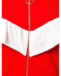 Женский красный свитер на молнии от Laneus