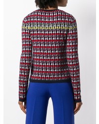 Женский красный свитер с круглым вырезом с принтом от Barrie