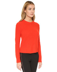 Женский красный свитер с круглым вырезом от Rag & Bone