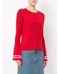 Женский красный свитер с круглым вырезом от GUILD PRIME