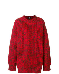 Мужской красный свитер с круглым вырезом от Calvin Klein 205W39nyc