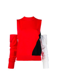 Женский красный свитер с круглым вырезом от Calvin Klein 205W39nyc