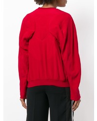 Женский красный свитер с круглым вырезом от Haider Ackermann