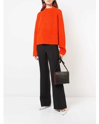 Женский красный свитер с круглым вырезом от Proenza Schouler