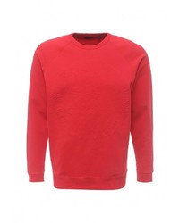 Мужской красный свитер с круглым вырезом от Diesel