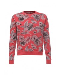 Мужской красный свитер с круглым вырезом от Fresh Brand