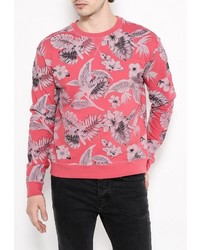 Мужской красный свитер с круглым вырезом от Fresh Brand