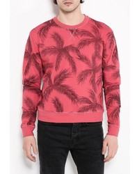 Мужской красный свитер с круглым вырезом от Fresh Brand