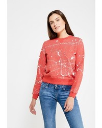 Женский красный свитер с круглым вырезом от G Star