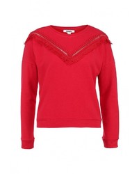 Женский красный свитер с круглым вырезом от Jennyfer